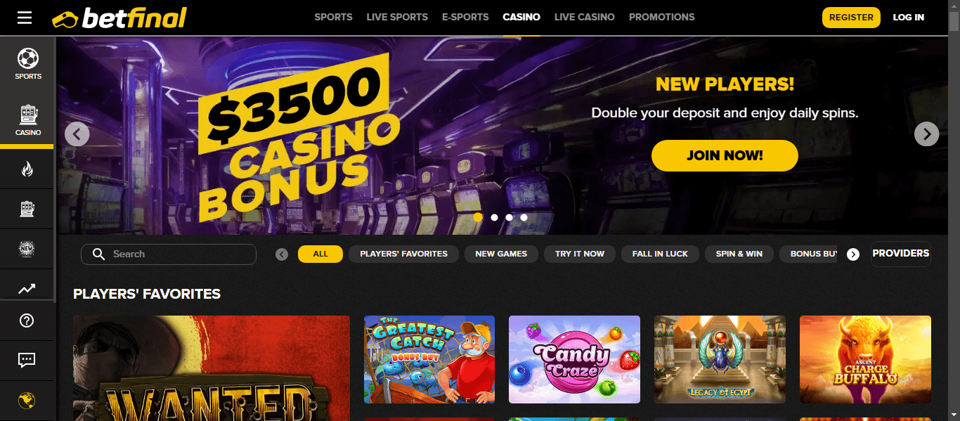 Betfinal casino online